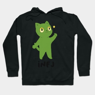 infj cat illustration mbti Hoodie